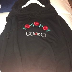 Gucci champion hoodie